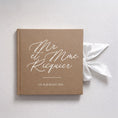 Load image into Gallery viewer, Livre d’or mariage modern romance en papier blanc
