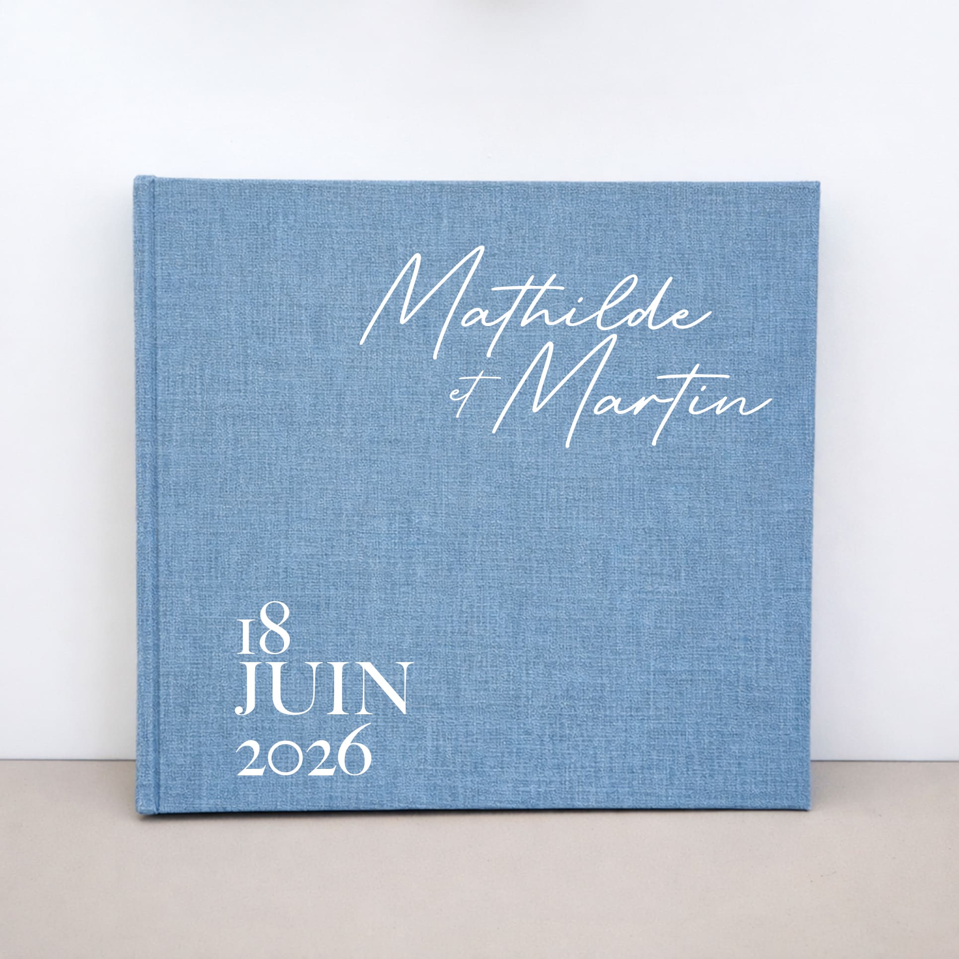 Livre d’or mariage signature contemporaine