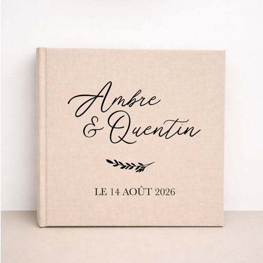 livre photo mariage souvenirs champêtre boheme