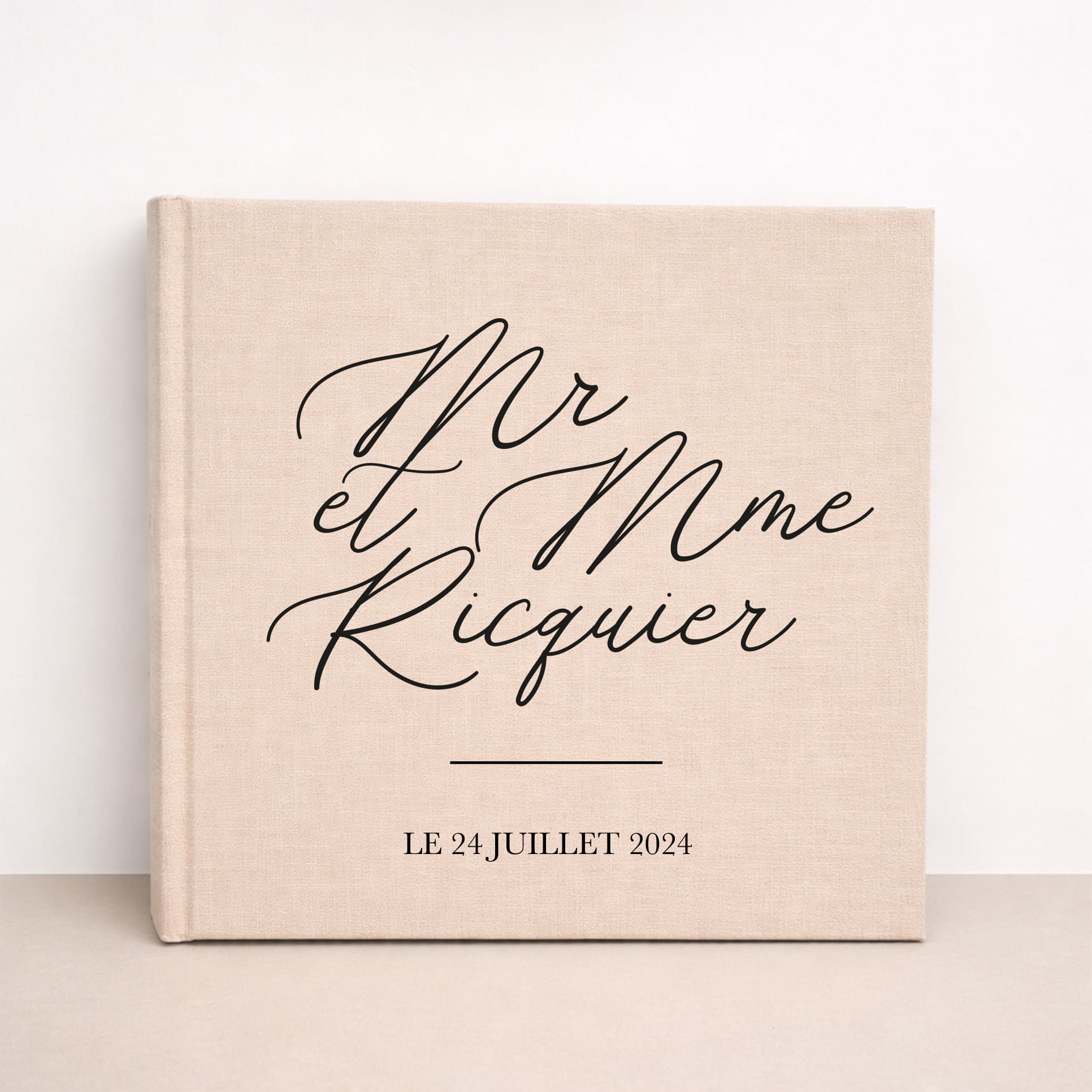 Livre d’or mariage modern romance personnalisé