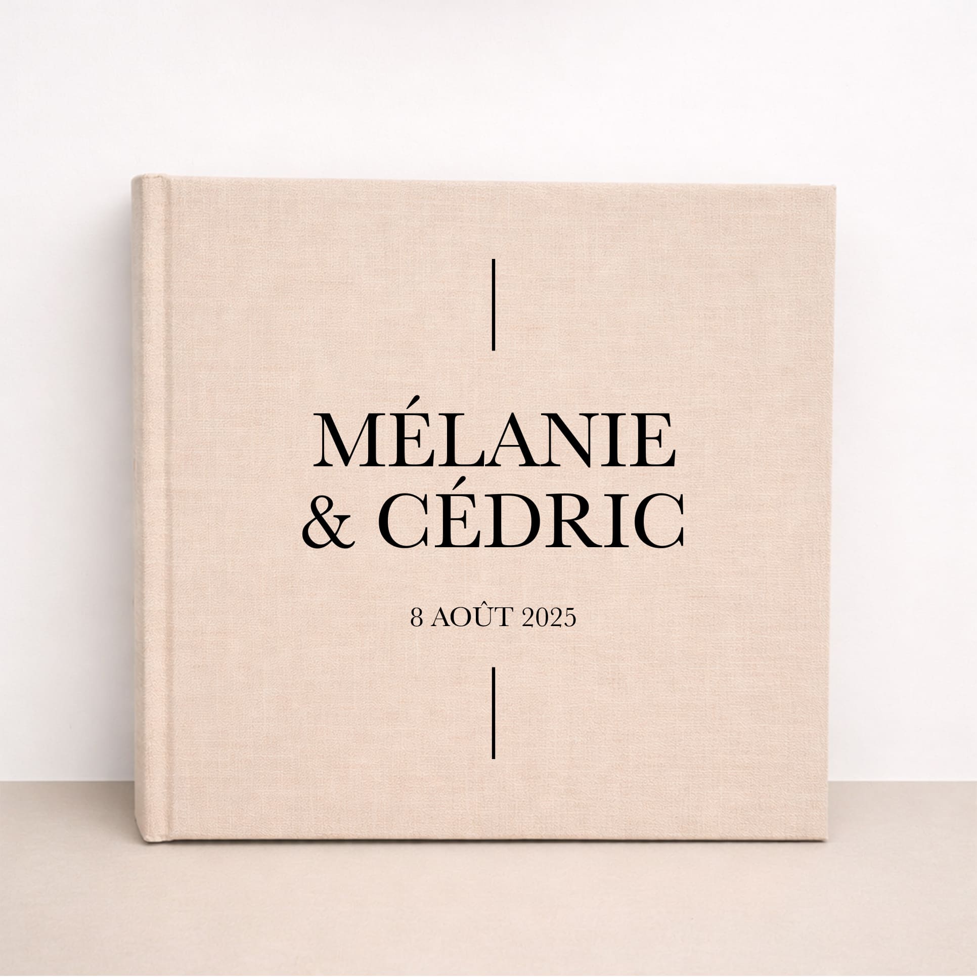 Livre d’or mariage luxe discret et élégant