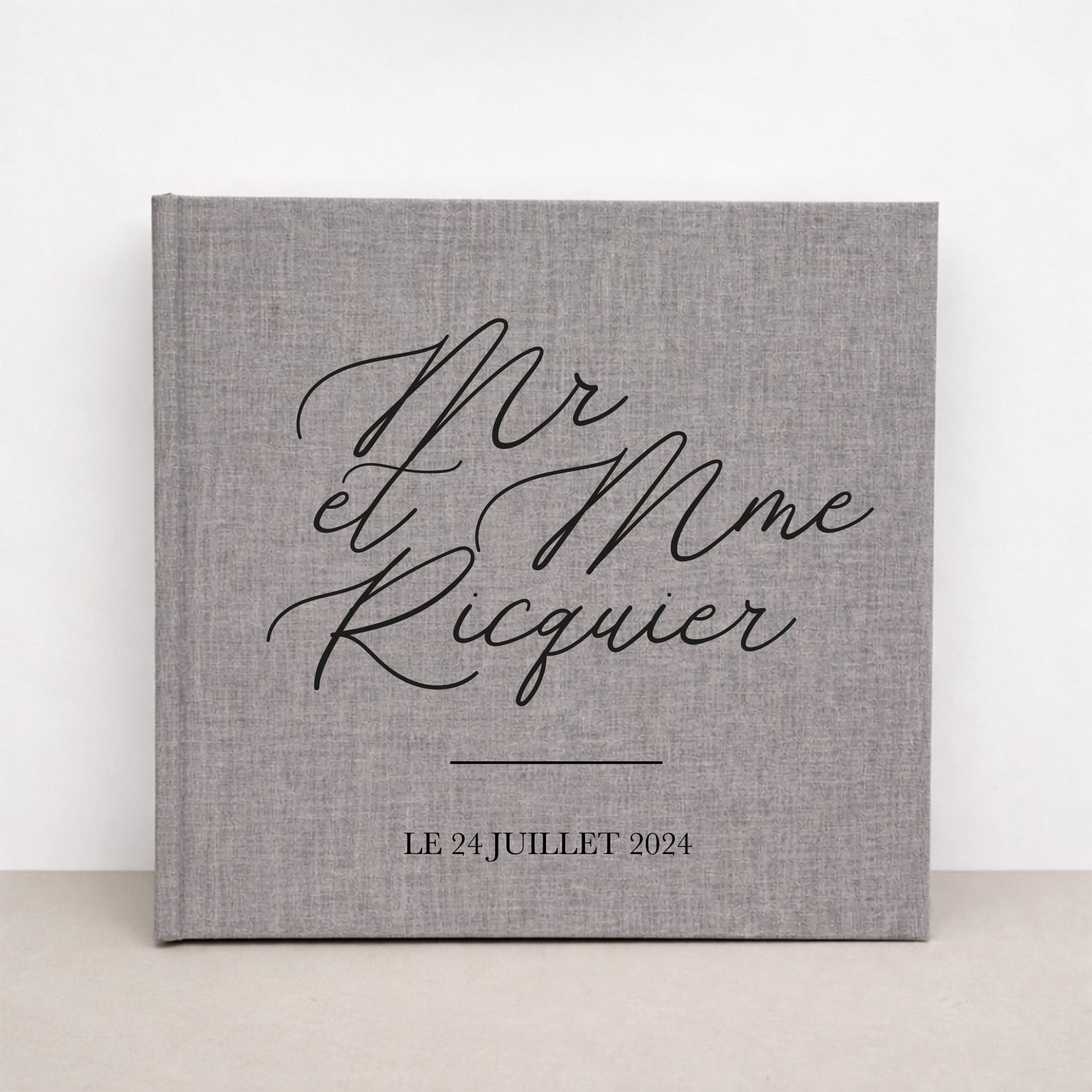 Livre d’or mariage minimal et émotionnel