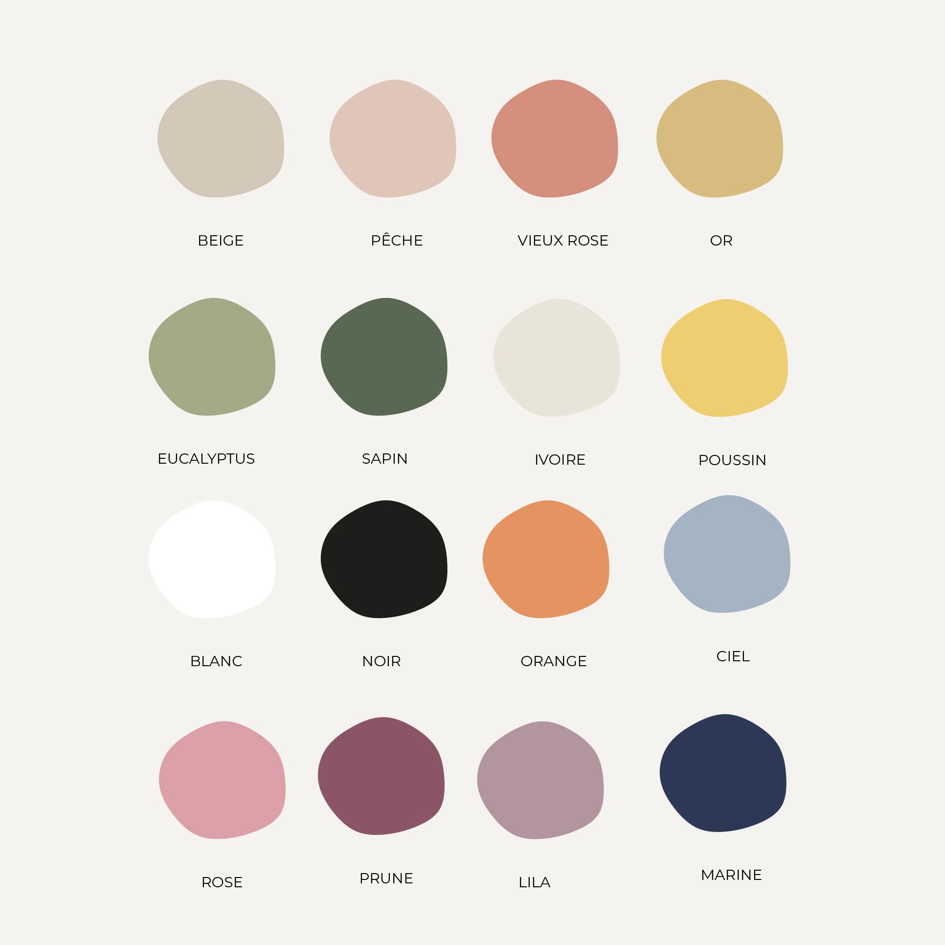 choix couleurs papetreie mariage témoins