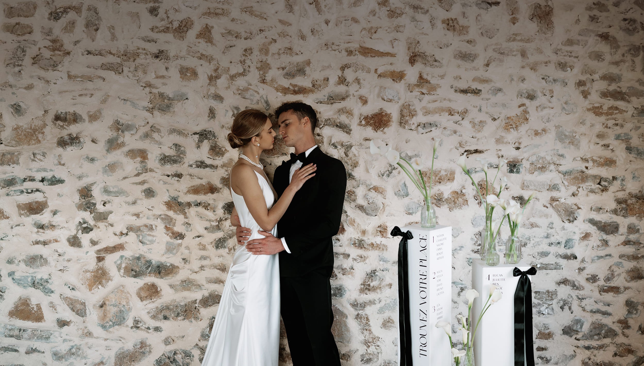 Papeterie et signalétique pour mariage – design élégant par Blanc Pépite
